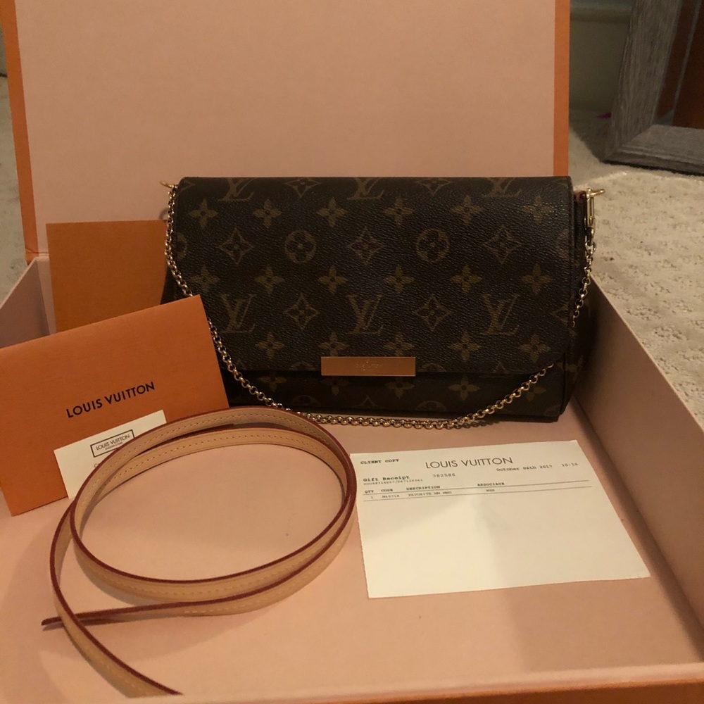 Authentic Louis Vuitton Favorite MM Monogram